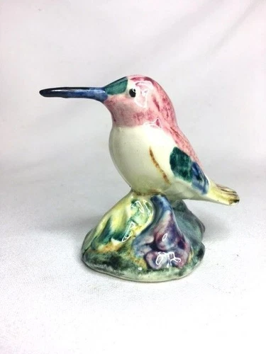 Vintage STANGL Pottery Rufus hummingbird Bird Figurine Mint #3585 Retired Old