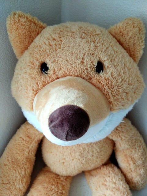 large plush fox