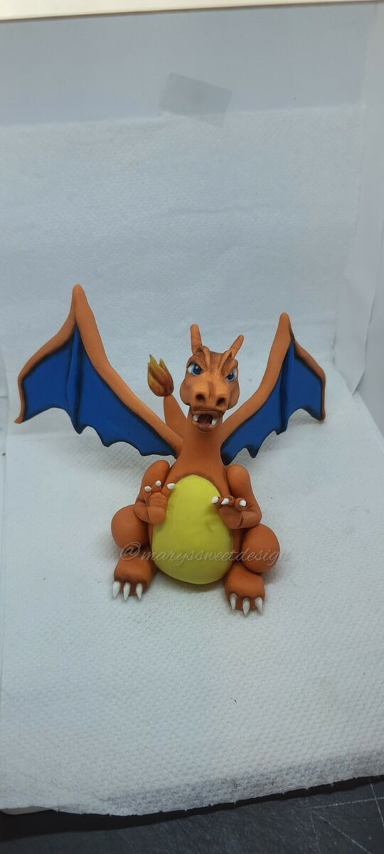 Pokemon Unofficial Personalised Birthday Cake Topper Handmade 