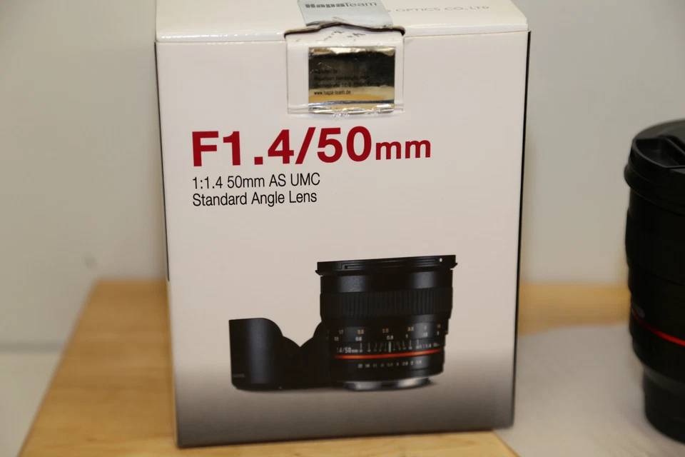 Samyang F1.4/50mm AS UMC für Samsung NX Objektiv Aussteller! TOP/OVP  - Bild 4 von 4