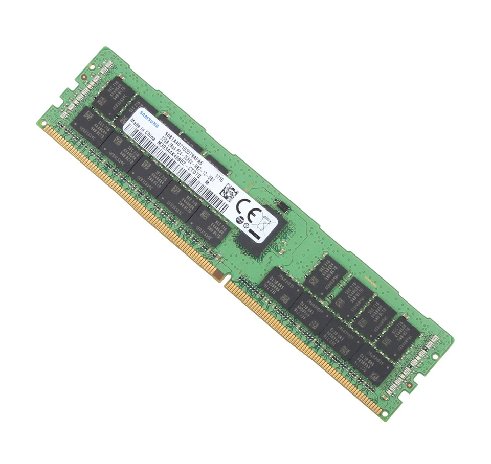 1pcs SAMSUNG 32GB 2RX4 PC4-2666V DDR4 Server ECC MEMORY RAM M393A4K40BB2-CTD7Q # - Image 3 of 4