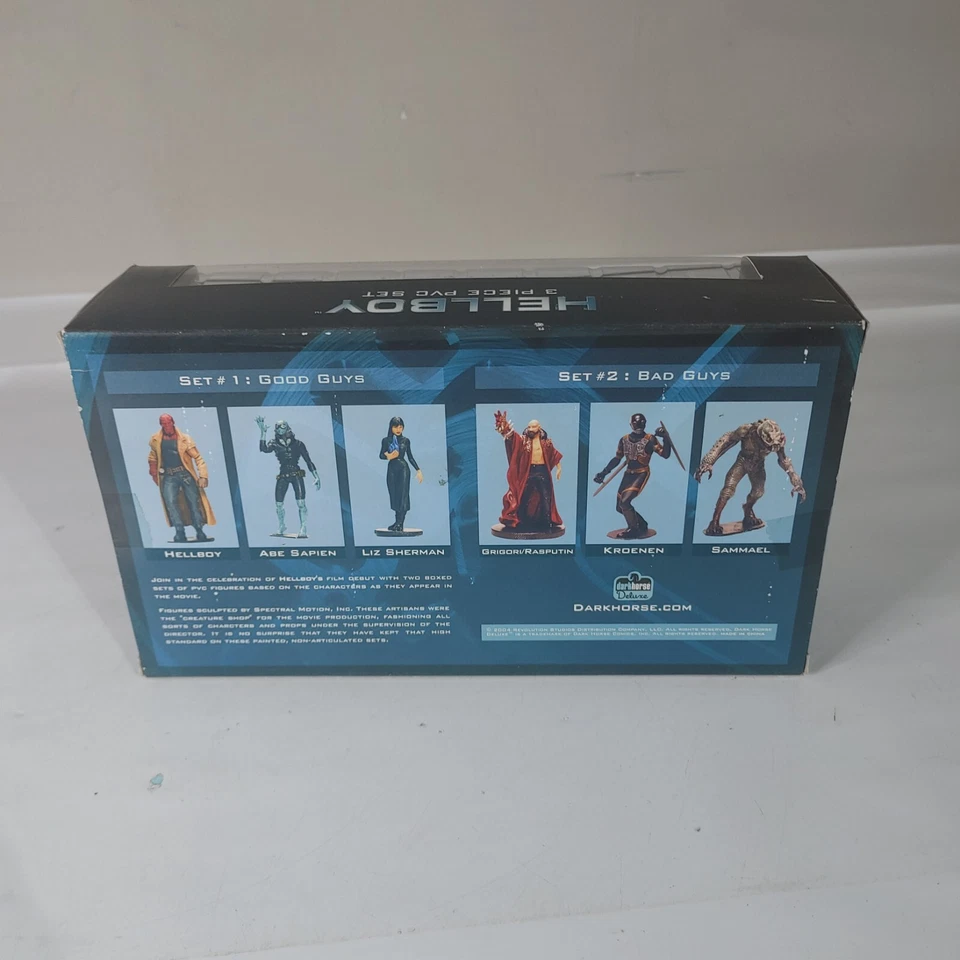 Dark Horse Hellboy 2004 conjunto de 3 piezas de PVC Good Guys nuevo en caja conjunto #1 Foto 2 de 2
