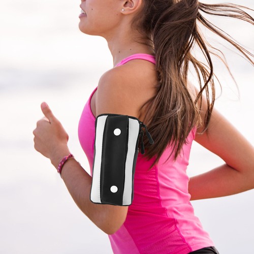 Sports Phone Arm Bag Men and Women Fitness Holder Cellphone Armband - Photo 5 sur 12