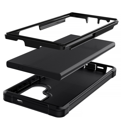 Für Samsung Galaxy S25/S25+/Ultra 5G Robuste Handyhülle/Zubehör Schwarz - Bild 26 von 30