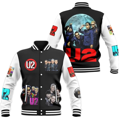 U2 New Baseball Jacket For Fan