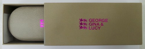 Gafas ópticas de diseñador para mujer George Gina & Lucy marrón oscuro 53-16-135. - Imagen 6 de 6