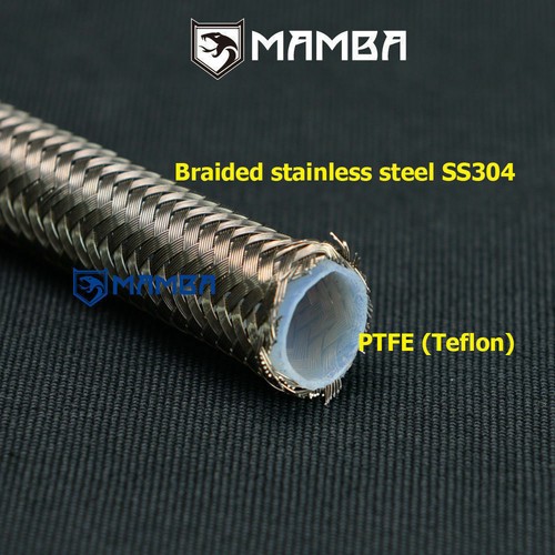 MAMBA Turbo Oil Feed Line Kit For Nissan VQ37VHR 370Z Z34 w/ Garrett GT28R GT30R - Picture 6 of 6