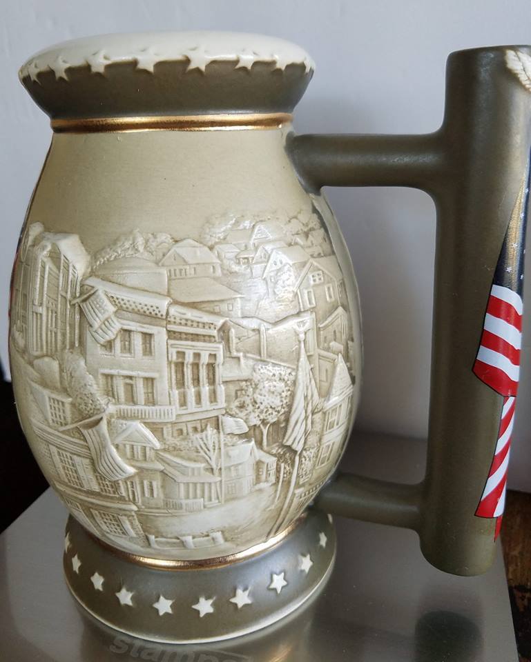 Norman Rockwell " Package From Home" a  Second in a Series Of Collector's Steins