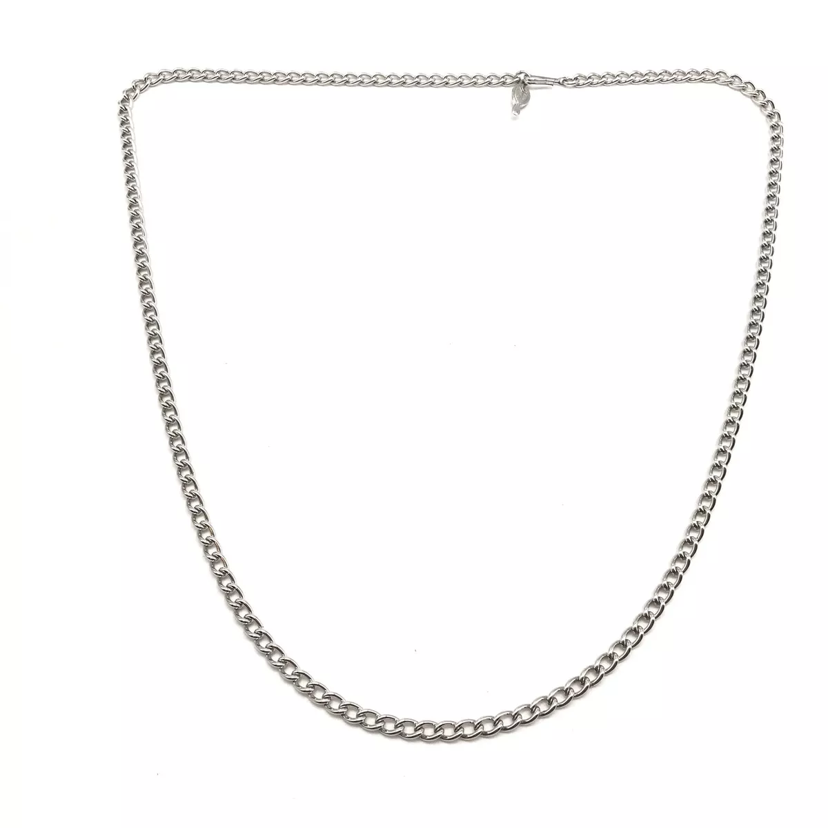 Vintage Sarah Coventry Signed Silver Tone Chain Necklace eBay