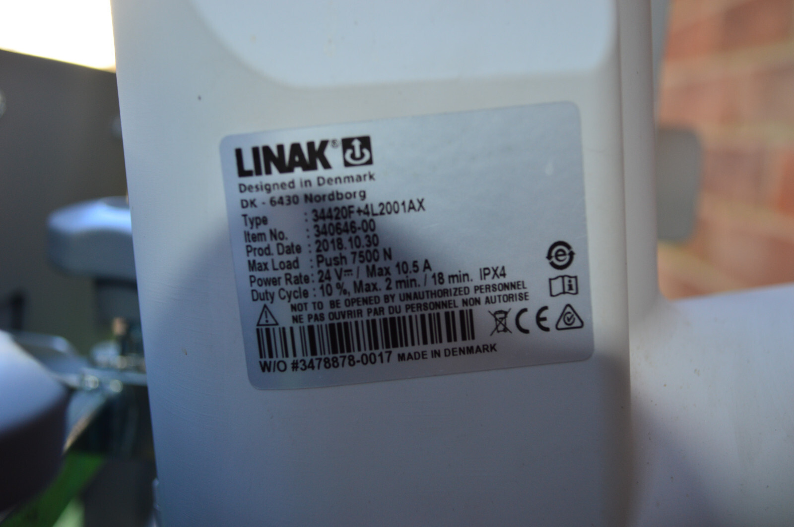 Handicare MiniLift System Romedic 125 Stand Aid. Linak. Delivery