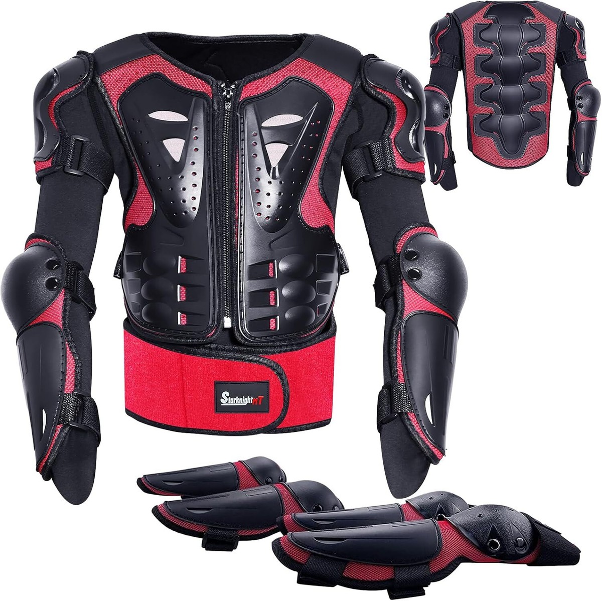 Kids Motorcycle Armor Suit Dirt Bike Gear Riding Protective Chest