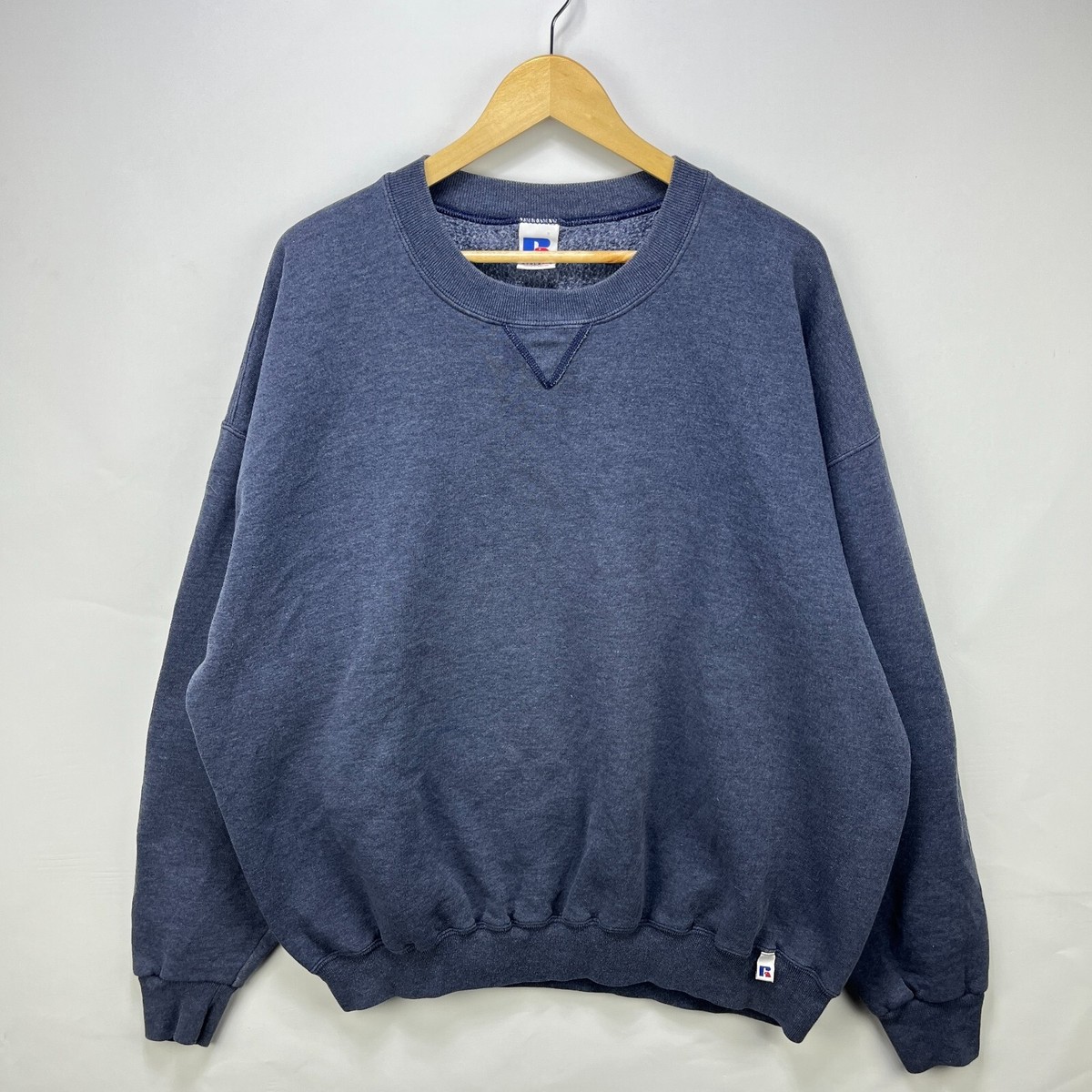 Vintage 90s Russell Athletic Faded Sweatshirt 2XL Gray | eBay