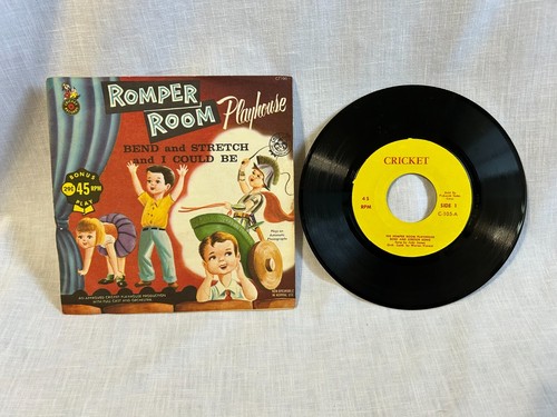 3 Vintage Romper Room 45 Rpm Records Do Bee Bend & Stretch Punch a Ball - Picture 7 of 14