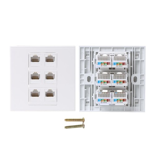 86 Type Computer Socket Panel CAT5E Module RJ45 Cable Interface Outlet - Picture 9 of 13