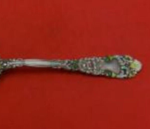 Ложка ягодная стерлинговая Renaissance от Dominick and Haff с эмалью моно «Кэрри» 9 - Изображение 2 из 2