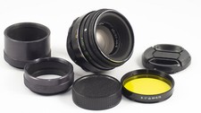 HELIOS 44-2 F/2 58mm LENS DECLICKED APERTURE VIDEO CINE MINT OPTICS TEST PHOTOS