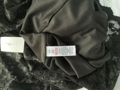 New Look Black Lace Bodycon Dress. Stunning. Party. Occasion. Size 12. NEW +tag - Picture 6 of 6