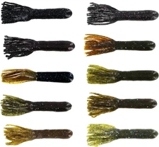 Big Bite Baits 4 inch Tour Flipper Soft Plastic Tube Bass & Walleye Soft Bait