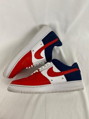 NIKE AIR FORCE 1 AF1 Red 4th July 07 LV8 823511-601 Red White Blue
