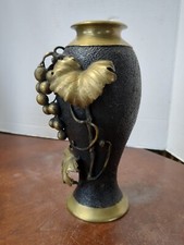 古董 銅製花觚 時代物 古董黄铜日本花瓶1900-1940 | eBay