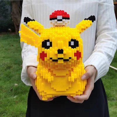 MARKENLOS Pikachu 5210 Teile Bausteinset Anime Spiele Modell Mini-Stein Spiel Spielzeug