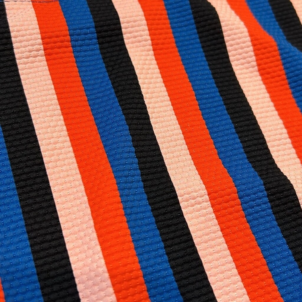 NWT Kate Spade High Waist Bikini Bottom Swim Cruise Striped Large thumbnail 7