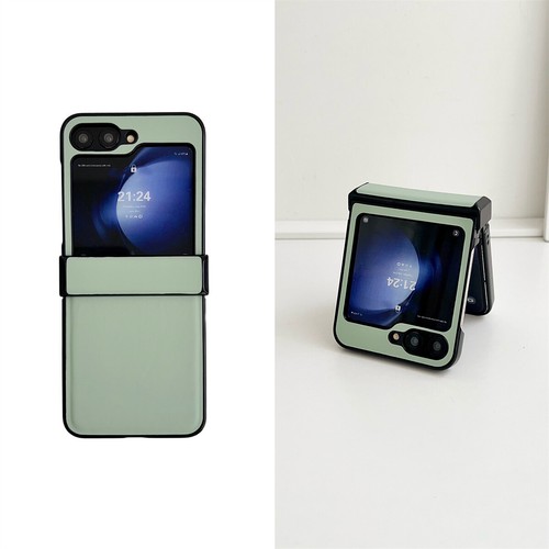 Fashion PU Leather Phone Protective Case Cover For Samsung Galaxy Z Flip 3 4 5 6 - Picture 32 of 34