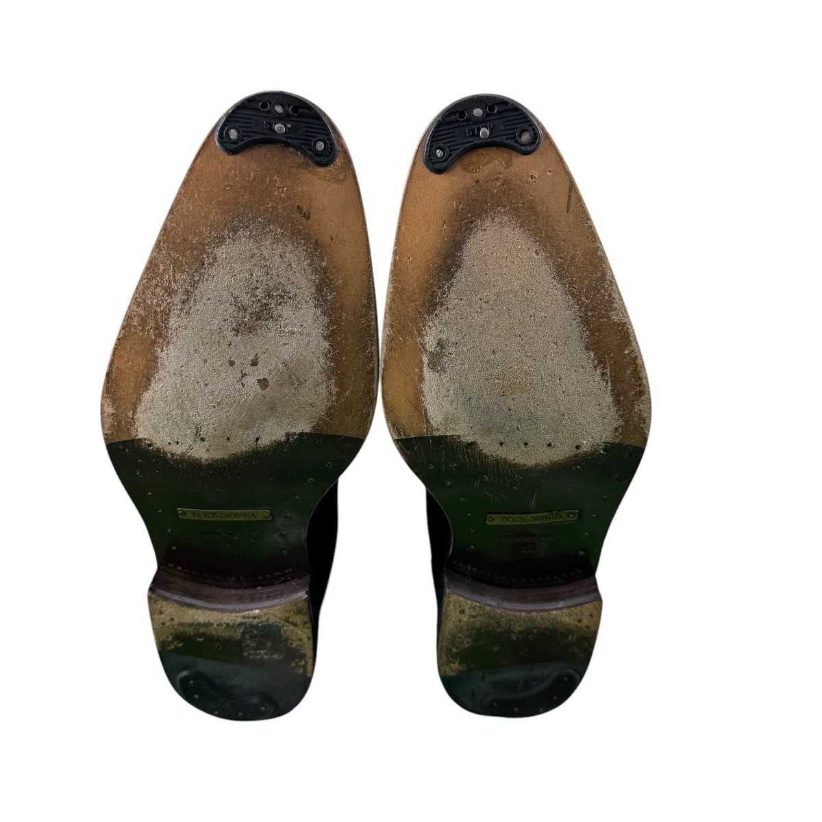 Dolce and Gabbana Mens Slip On Wing Tip Black Suede Chelsea Boots Size Mens 9 Dolce and Gabbana Mens Slip On Wing Tip Leather Chelsea  main image 2