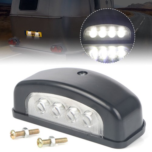 2X LED License Number Plate Lights Tag Lamps For Truck Van SUV Trailer Lorry RV - Imagen 3 de 11