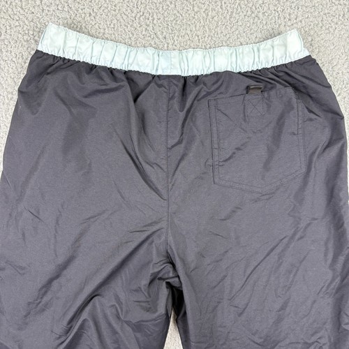 VTG Nike Track Pants Kids Small (4-6) Black Y2K Gray Tag Lined Fits Youth Small - Picture 13 of 17