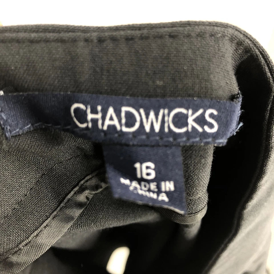 Chadwicks 黑色高腰正装裤子休闲裤 13 - 1918 - 5 16 码 — 第 4/4 张图片