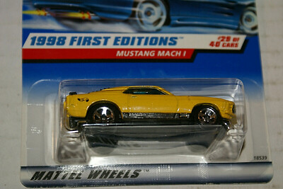 Hot Wheels *FORD MUSTANG MACH 1* 1998 First Editions #670 New Fast Shipping