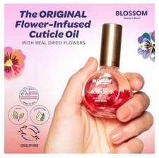 Blossom Scented Cuticle Oil 0.42 oz infused with REAL flowers -Raspberry