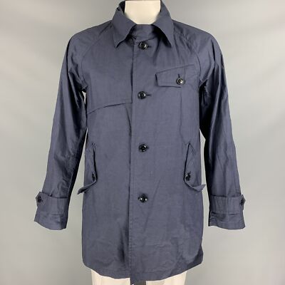 ジャケット・アウター ts(s) Double Breasted Flap Pocket Coat TS(S) Size L / JP4 Navy Cotton Flap Pockets Jacket | eBay
