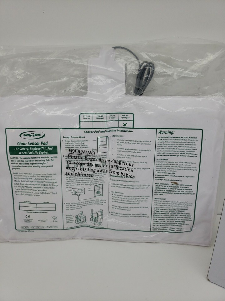 Basic Fall Monitor and 10 x 15 Chair Pad | eBay