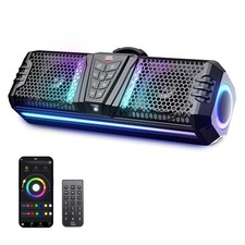 Midnight 40B 16'' RGB ATV UTV Sound Bar with Battery For Can Am Club Car Yamaha