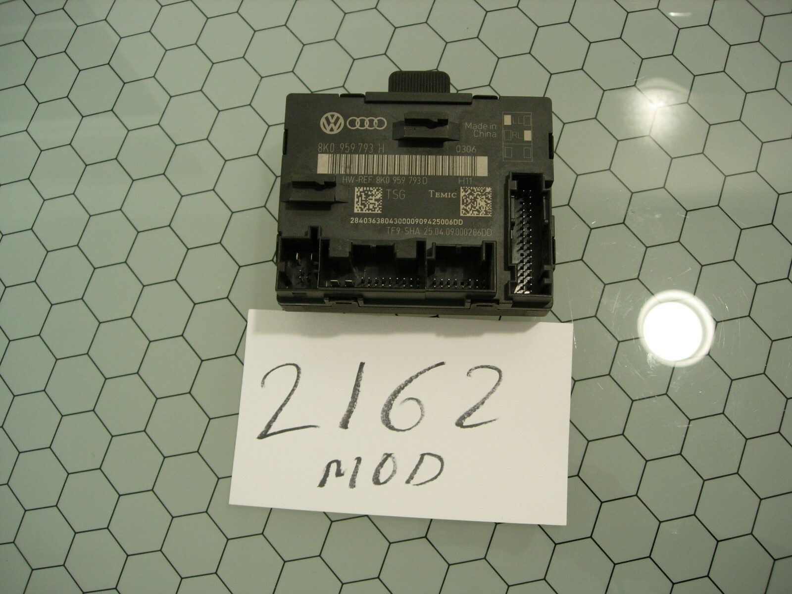 09 10 11 Audi A4 Front Left Door Control Module Computer #2162-MOD 