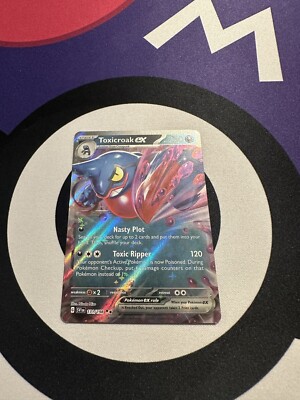 Pokmon TCG Toxicroak ex Scarlet & Violet Base Set 131/198 Regular Double  Rare | eBay