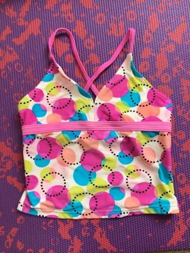 Xhilaration Girls Size 7/8 Swimsuit Tanikini 2 Piece Multicolor Bathing suit - Picture 21 of 21