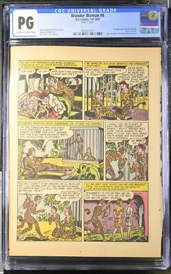 Wonder Woman #6 DC 1943 1st Cheetah CGC PG 11 | eBay