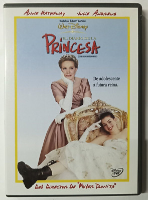 EL DIARIO DE LA PRINCESA, MOVIE BY ANNE HATHAWAY / WALT DISNEY, MEX DVD, COMEDY