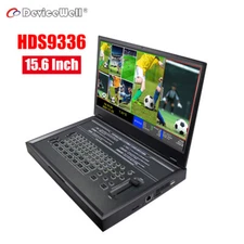 DeviceWell HDS9336 Portable 6 Channel Switcher Live Broadcast 15.6" LCD Display