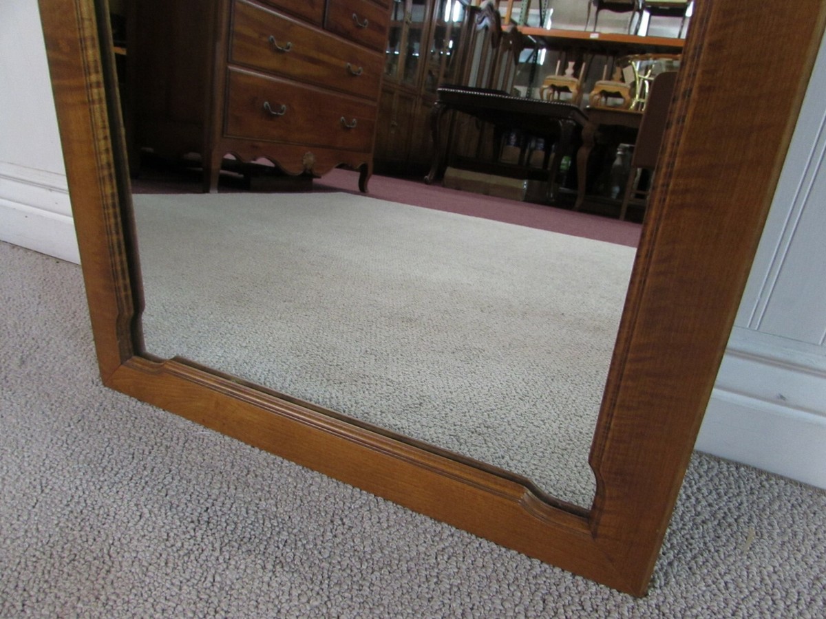 VINTAGE TELL CITY FURNITURE MAPLE WALL MIRROR, EAGLE FINIAL VINTAGE TELL CITY FURNITURE MAPLE WALL MIRROR, EAGLE FINIAL
