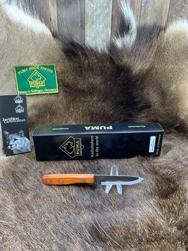 2018 Puma 120002 Schalen II Knife With Hardwood Handles Mint In Box - Picture 20 of 20