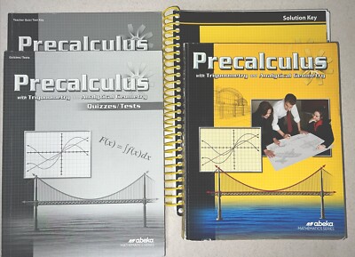 ABEKA Precalculus w/ Trig & Analytical Geom. Teacher Keys, Student Text (2022)