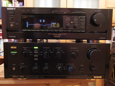 Sony Vorstufe TA-E1000ESD mit AKAI Reference Master AM-75