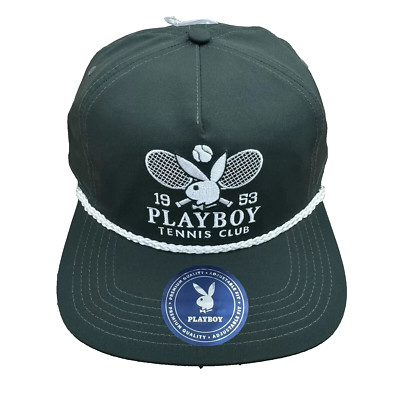 Playboy Tennis Club Rope Hat Snapback Green Premium Quality  display picture 1