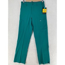 Wonderwink Scrub Pants Mens XS Hunt Green Elastic Waist Cargo Pocket NEW 40