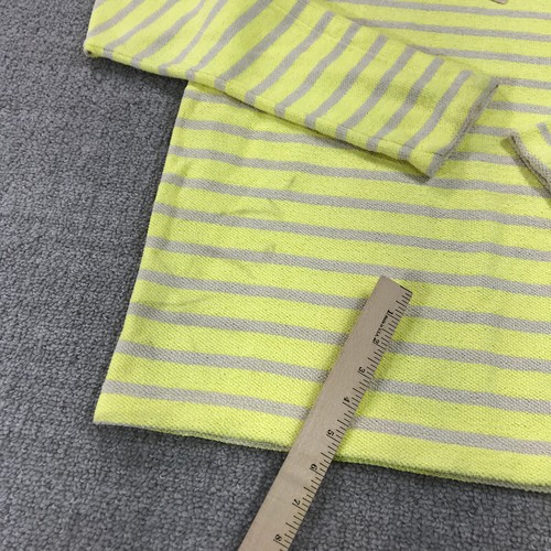 Scotch Soda Sweater Mens Large Sweatshirt Structured Yellow Beige Stripe Casual - Picture 3 of 11