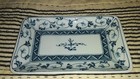 Andrea by Sadek Blue and White Porcelain Vanity Tray Made in Japan — photo 1